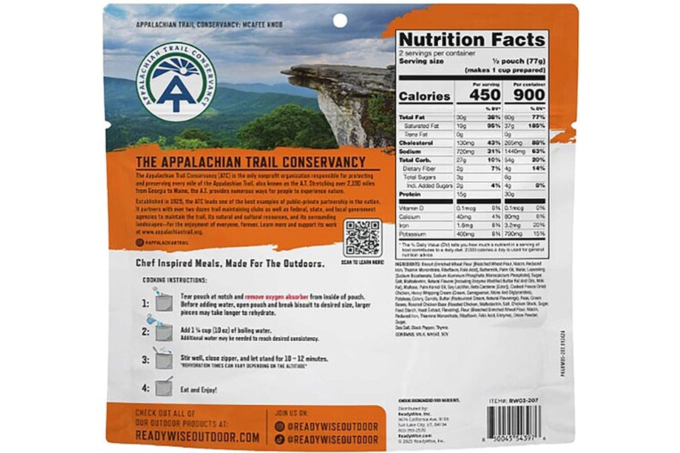 READYWISE 5.40 Oz Country-Style Chicken Pot Pie